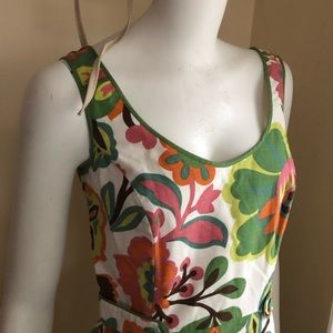 Boden floral cotton sheath dress